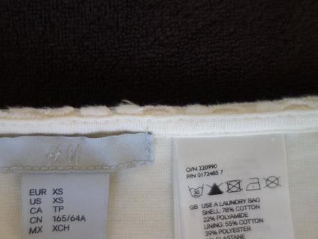 H&m sukňa veľ. xs, h&m,xs