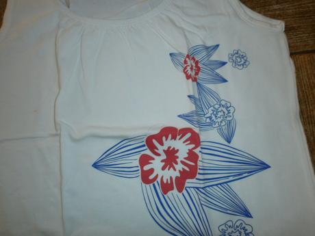 Elegantnejšie tielko s kvetmi sam-m, sam73,m