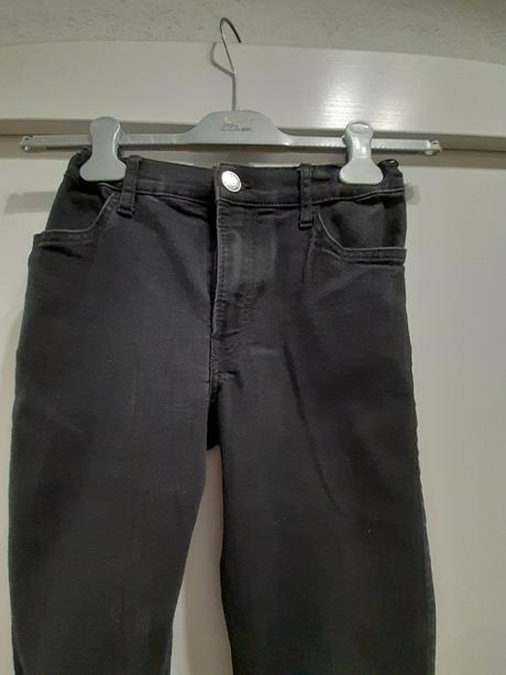 Rifle s elastanom, regulovateľný pás 164 slim fit, h&m,164