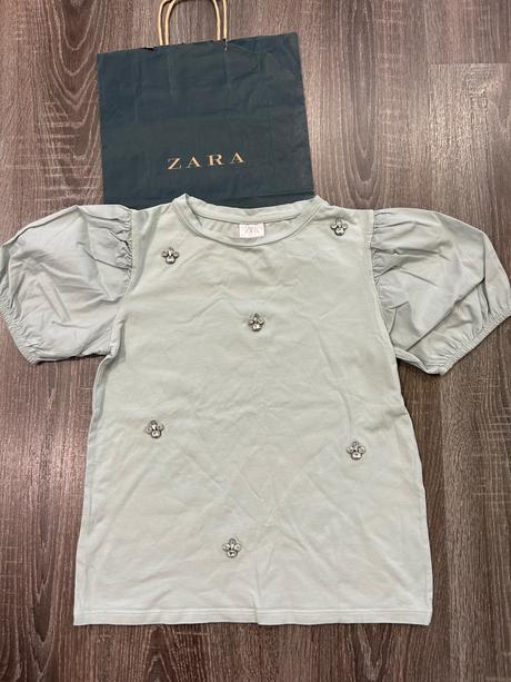 Zara tricko s kamienkami č.11-12, zara,152