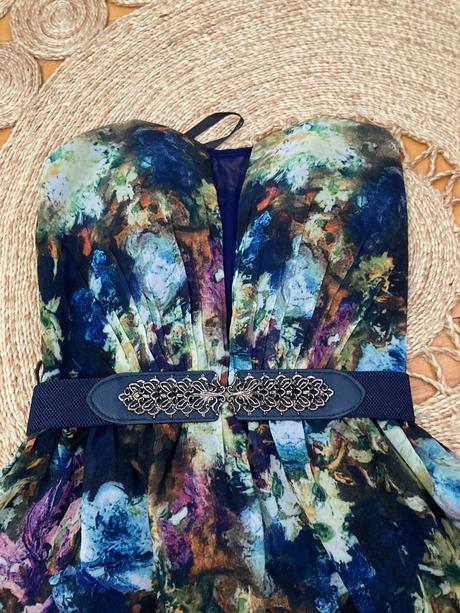 Maxi spoločenské saty, s