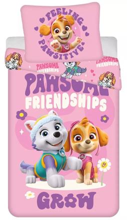 Obliečky 140x200 paw patrol friendships - skladom, šírka (cm): 140,dĺžka (cm): 200
