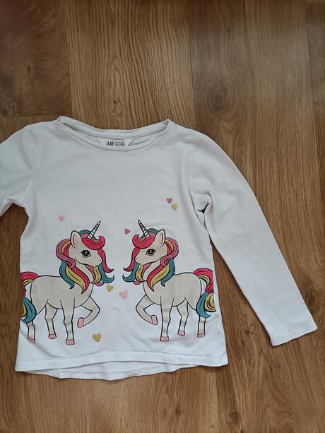 Tričko jednorožec, h&m,110