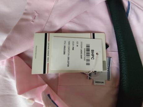 Úplne nová bledo ružová dámska košeľa beverly hill, m