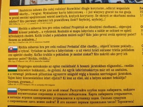 Spoločenská hra labyrinth honba za pokladom,