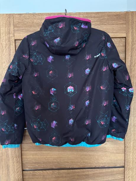 Dievčenská zimná vetrovka obojstranná, decathlon,146