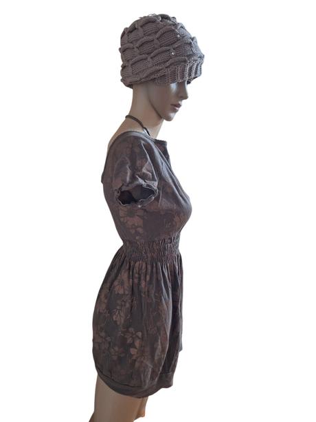 Dámske bavlnené šaty na zaväzovanie, m