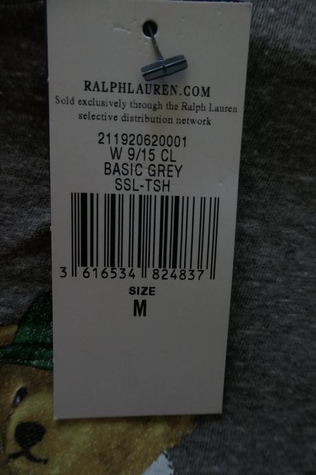 Ralph lauren bear & dogs original lux.tricko m, ralph lauren,m