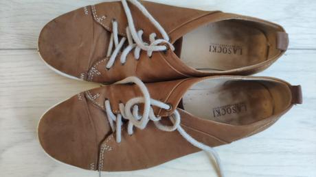 Kožené poltopánky, lasocki,38