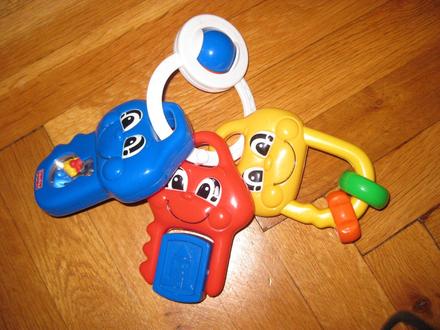 Hrajúce kľúče - fisher price, 