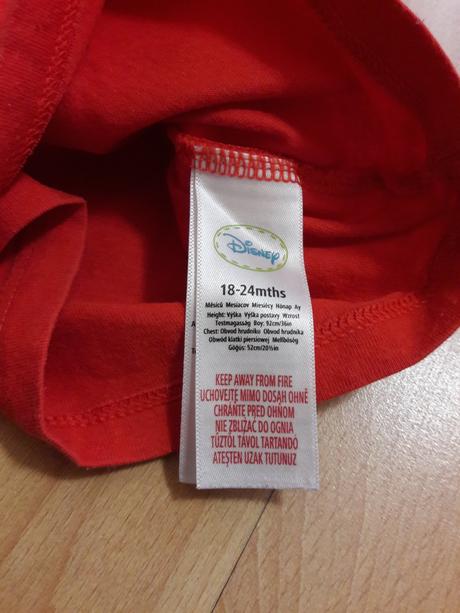 Tričká 2 ks, disney,86