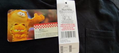 Tričko garfield s krátkym rukávom 116, 116