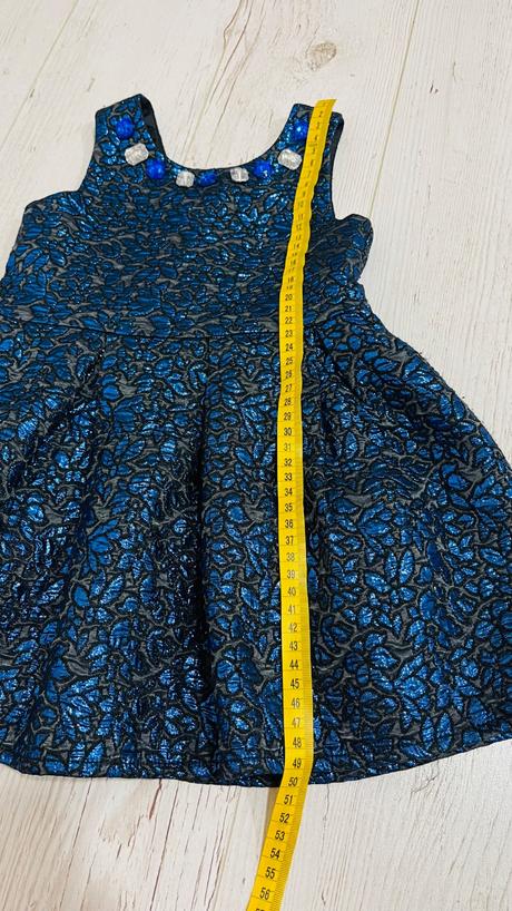 Tmavomodré saty 98, tu,98