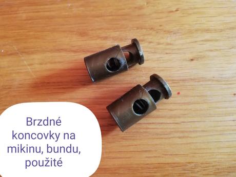 Brzdné koncovky na mikinu, 
