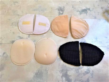 Vypchávky na plecia/ 11 párov, 