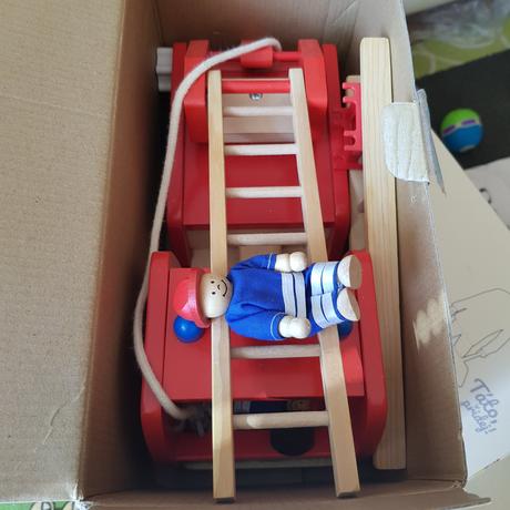 Veľké drevené hasičské auto, 