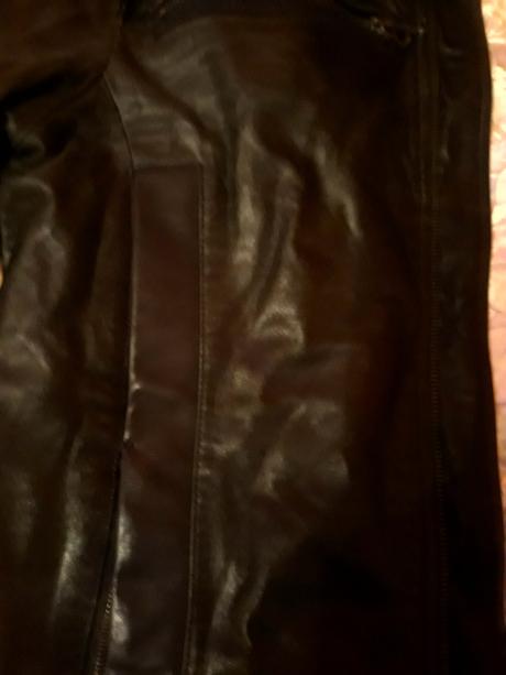 Armani jeans,kozenna bunda, bez chyb, armani,xl