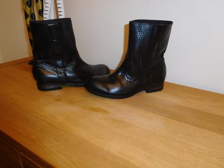 Reserved 37v, celokožené dámske jesenné čižmy, 37