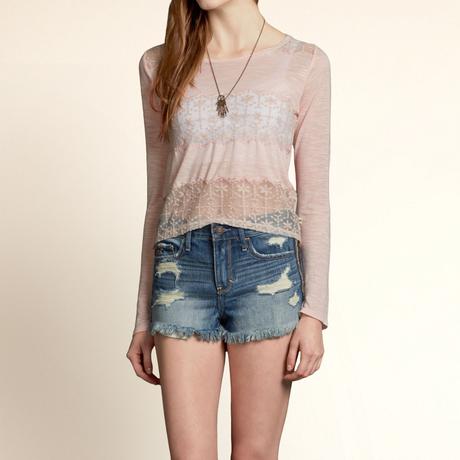 Cipkove tricko hollister vel.xs,s, abercrombie&fitch,s / xs