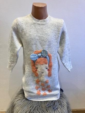 Dievčenský predĺžený sveter (110), 110