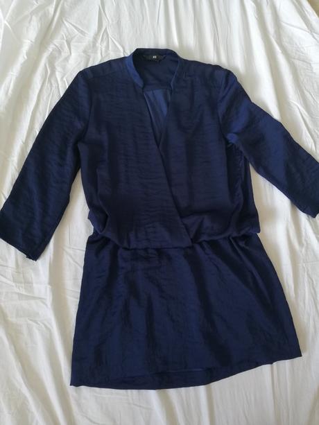 Saténové šaty, h&m,36