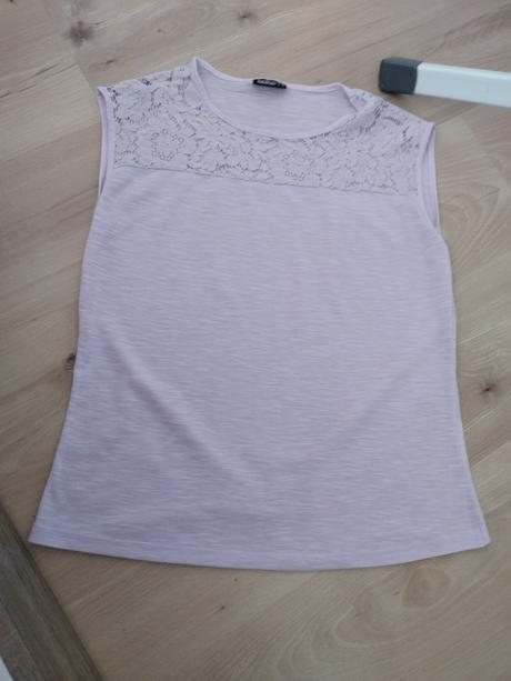 Bledofialove tricko s cipkou m a mensie l, m