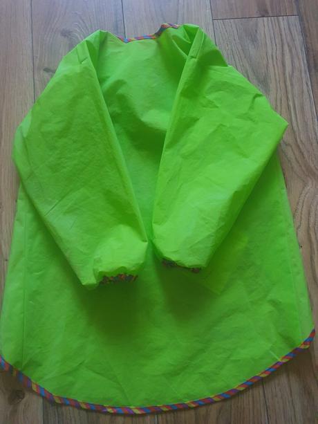 Gumový plášť na maľovanie, výtvarnú výchovu,