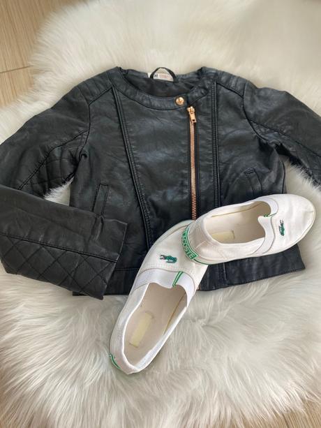 Kožená bundička, h&m,122