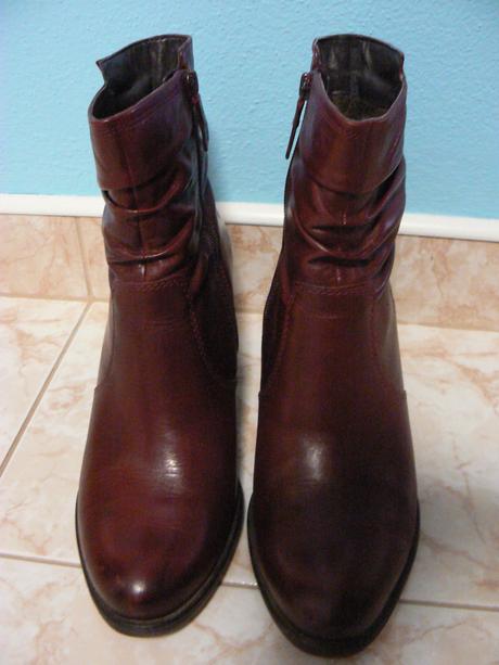 Dámske kožené čižmy zn. tamaris, veľ. 41, tamaris,41