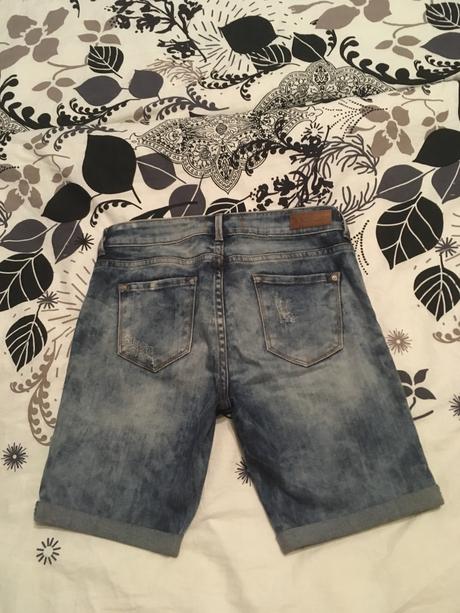 Riflove krátke nohavice, s