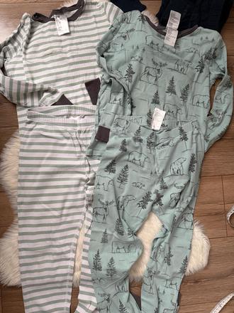 2x bavlnené pyzamko h&m, h&m,140