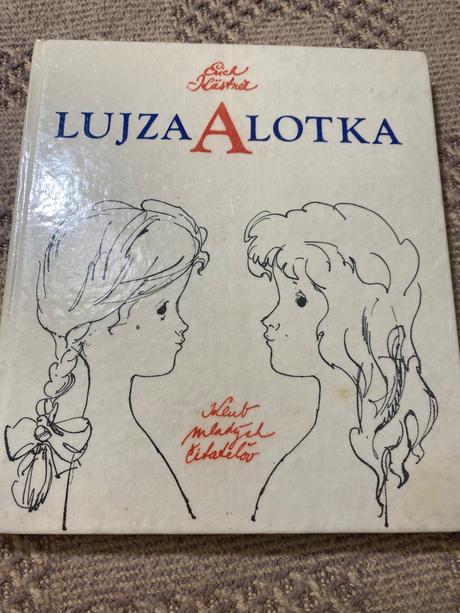 Krásna stará retro kniha lujza a lotka 1973, 