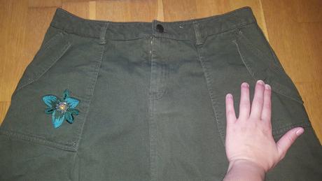 Krásna olivová sukňa zara, zara,l