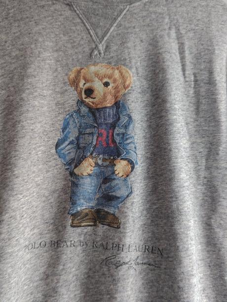 Ralph lauren bear originál dámska mikina, ralph lauren,s / xs