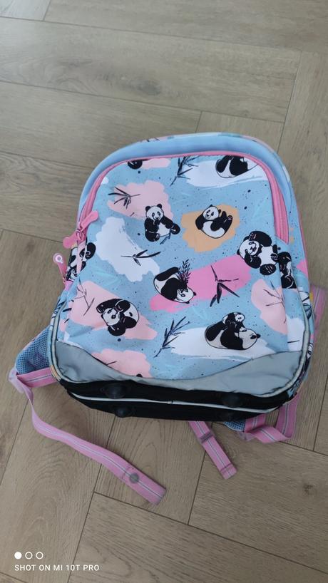 Školská taška topgal panda + peračník zdarma, 