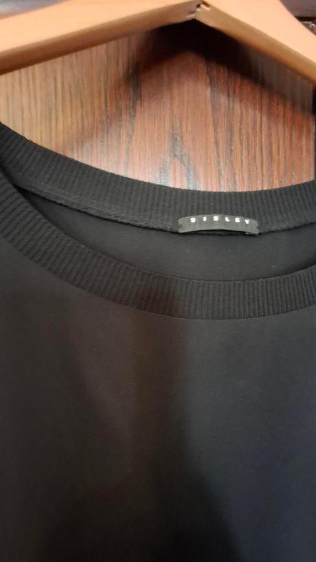 Hodvábny čierny top - s, sisley,s