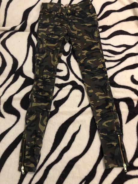 Riflové maskáčové nohavice, 34