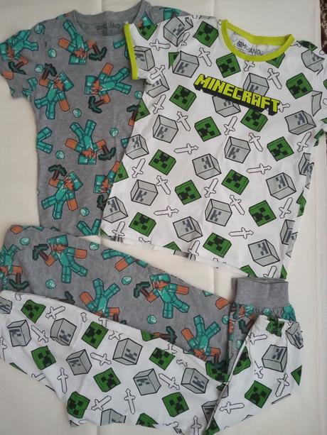 2x pyžamo minecraft, reserved,134