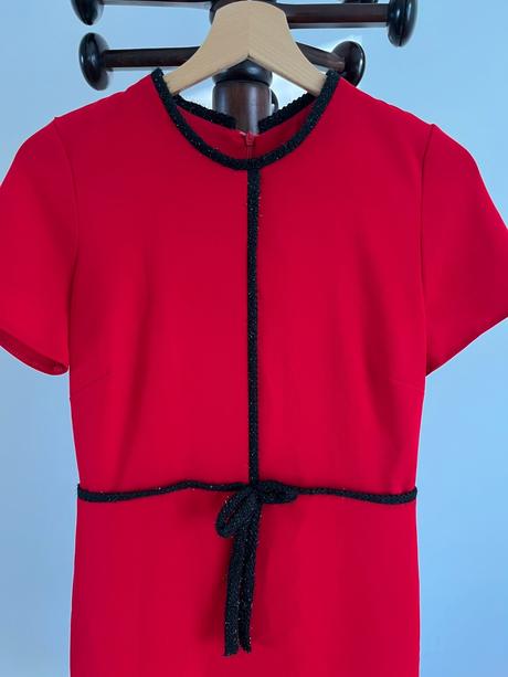 Sandro ferrone  červené šaty, s