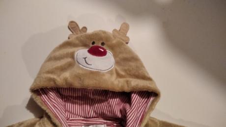 Vianočný overal huňaty, podšitý bavlnou, early days,62