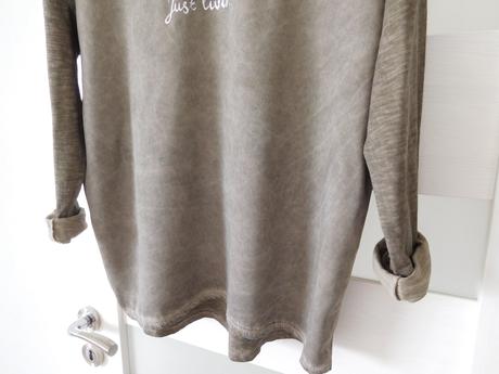 Tričko s dlhým ruk. ležerného strihu-l/xl bavlna, l