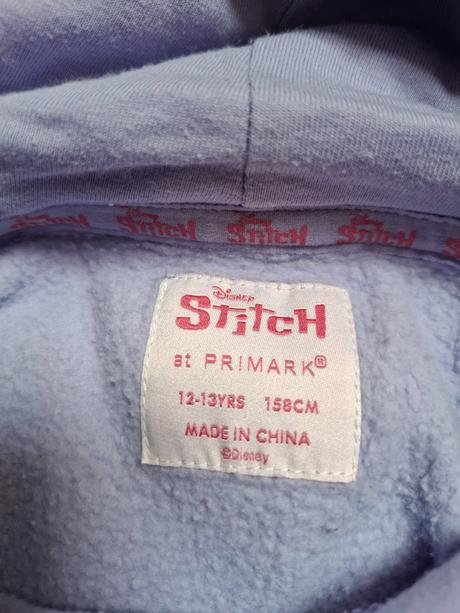 Mikina stitch, primark,158