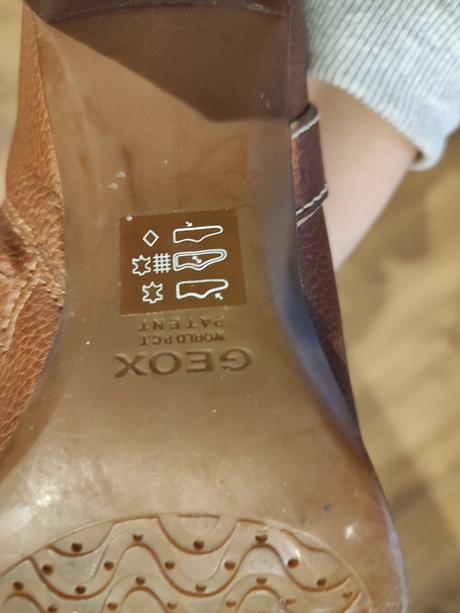 Kožené čižmy geox, geox,40