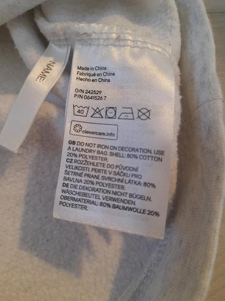 Mikina s jednorožcom h&m, h&m,158