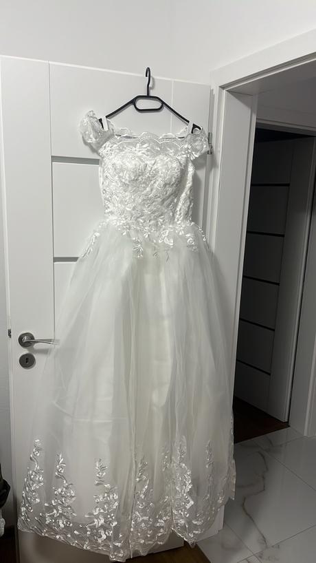 Svadobné šaty na snurovacku s/m, m