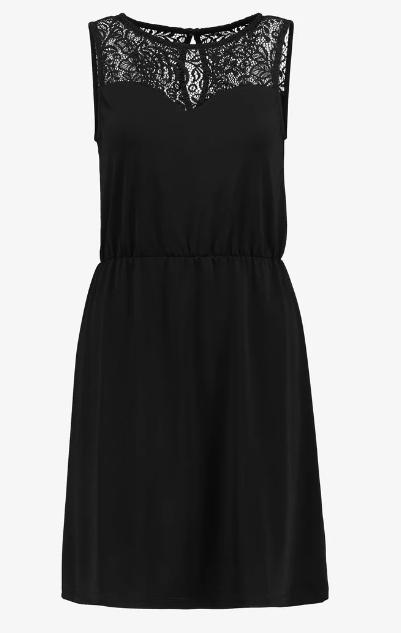 Vero moda čierne šaty vel.s, vero moda,36 / s