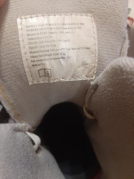 Ķorčule na ľad veľkosť  s (33-36) botaskové, 33