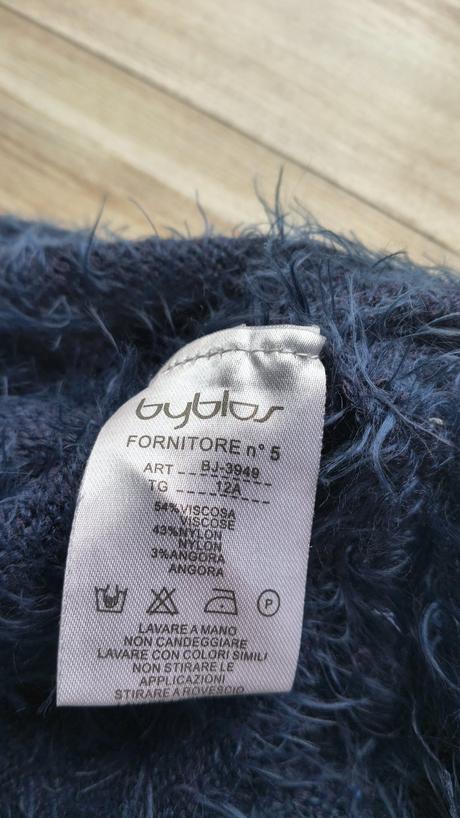 Crop top sveter -rolák, 152