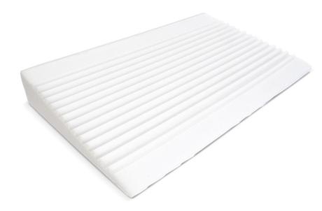 Sensillo dojčenský vankúš - klin biely luxe s aloe, šírka (cm): 40,dĺžka (cm): 60