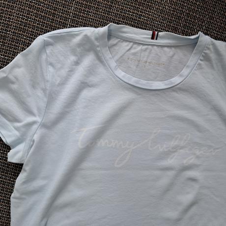 Bledomodré tričko s/m, tommy hilfiger,s